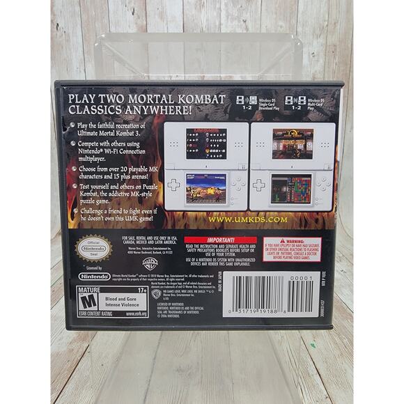 Ultimate Mortal Kombat Nintendo DS, 2007 Complete! - Picture 2 of 6